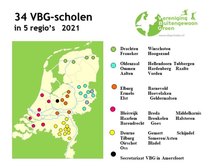 slide VBG scholen in 2021 _ 34 VBG-scholen
